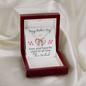 Happy Mothers Day Gifts For Mom From Son Daughter Mom Necklace For Women New Mom Gifts Birthday Christmas Gifts With Heartfelt Message & Lighted Box, Birthday Gifts for Mom, Mom Necklace, Jewelry for Mom, Gifts for Women Love Your Husband