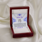 Mothers Day Present for Wonderful Mom, To My Wonderful Mother Mom Necklace Gifts Jewelry, Lucky In Love Necklace Gifts for Mom Mother from Your Daughter, Son, Birthday Gifts for Mom, Jewelry for Mom, Mother's Day Gift, Gifts for Women