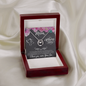 Happy Mother's Day Gift Ideas For Mom Love Your Son, Jewelry for Mom, Mother's Day Gift Ideas, Mother Necklace, Mommy Mama Gift, Birthday Christmas Gifts With Heartfelt Message & Lighted Box, I Love You