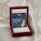 To My Mom Lucky In Love Necklace Gift for Her Mother, Motivational Card Jewelry for Mommy, Mothers Day Gift Ideas 2026