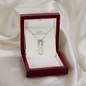 Happy Mother's Day 2025 Thanks For Everything Mom There Are Not Enough Words, Lucky In Love Necklace, Gift Mom, To My Loving Mom, To My Loving Mom Necklace, Jewelry With Gift Card Box