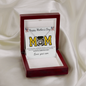 Happy Mother's Day Gift Ideas For US Army Mom Love Your Son, Jewelry for Mom, Mother's Day Gift Ideas, Mother Necklace, Mommy Mama Gift, Birthday Christmas Gifts With Heartfelt Message & Lighted Box