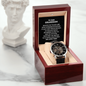 To Our Grandson Men's Openwork Watch, Motivational Graduation Gift, Grandson Wedding Gift, Birthday Present for Grandson, Grandson Christmas Gift Ideas, Birthday Cards For Men, Wedding Gifts