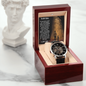 To My Dad Openwork Watch from Daughter or Son, Fathers Day Luxury Watch Gifts for Daddy, Father's Day Gifts for Dad from Daughter, Birthday Christmas Gift Ideas