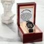 Grandson Openwork Watch Gifts From Grandparents, Birthday Anniversary Jewelry Gifts for Grandson from Grandma or Grandpa, Gift for Him, Best Birthday, Christmas Gift Idea for Grandson From Grandmother or Grandparents