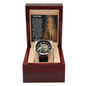 To My Dad Openwork Watch from Daughter or Son, Fathers Day Luxury Watch Gifts for Daddy, Father's Day Gifts for Dad from Daughter, Birthday Christmas Gift Ideas