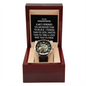 To My Grandson Men's Openwork Watch, randson Christmas Gift Ideas, Birthday Cards For Men, Always Remember Motivational Graduation Gift, Grandson Wedding Gift, Gift From Grandpa To Grandson, From Grandparents Grandma