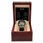 To My Dad Openwork Watch Gift from Daughter or Son, Dad Gifts, Dad Birthday Gift from Son, Daddy Gift Ideas, Christmas Gifts for Father, Daddy Papa Fathers Day Birthday Present Gift for Step Dad From Daughter Son