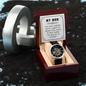 My Man You Will Forever Be My, Anniversary Gift for Husband, Boyfriend, for Fiancé, Valentine's Day for Him Christmas Wedding Day, Openwork Watch Gifts For Him Husband from Wife