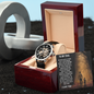 To My Dad Openwork Watch from Daughter or Son, Fathers Day Luxury Watch Gifts for Daddy, Father's Day Gifts for Dad from Daughter, Birthday Christmas Gift Ideas