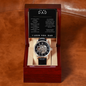 To My Dad Openwork Watch Gift from Daughter or Son, Dad Gifts, Dad Birthday Gift from Son, Daddy Gift Ideas, Christmas Gifts for Father, Daddy Papa Fathers Day Birthday Present Gift for Step Dad From Daughter Son
