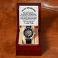 Grandson Openwork Watch Gifts From Grandparents, Birthday Anniversary Jewelry Gifts for Grandson from Grandma or Grandpa, Gift for Him, Best Birthday, Christmas Gift Idea for Grandson From Grandmother or Grandparents