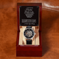 To My Future Husband Openwork Watch With Message Card, Husband Gift From Wife, Necklace For Husband, Romantic Gift, Unique Husband Gifts, Gift For Husband Birthday Christmas Wedding Day, Men Anniversary Necklace