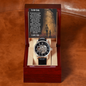 To My Dad Openwork Watch from Daughter or Son, Fathers Day Luxury Watch Gifts for Daddy, Father's Day Gifts for Dad from Daughter, Birthday Christmas Gift Ideas