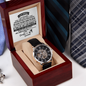 To My Grandson Openwork Watch From Grandma or Grandpa, Gift for Grandson, Birthday Gift for Grandson, Christmas Gift for Grandson, The Perfect Birthday Present for Your Grandson, Wedding Gifts