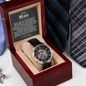 To My Man Openwork Watch, Birthday Gift For Husband, Anniversary Gift For Husband, From Wife To Husband Husband Gift, Christmas Gift Ideas, Gift for Husband Men's Watch