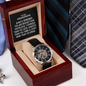 To My Grandson Men's Openwork Watch, randson Christmas Gift Ideas, Birthday Cards For Men, Always Remember Motivational Graduation Gift, Grandson Wedding Gift, Gift From Grandpa To Grandson, From Grandparents Grandma