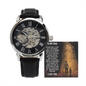 To My Dad Openwork Watch from Daughter or Son, Fathers Day Luxury Watch Gifts for Daddy, Father's Day Gifts for Dad from Daughter, Birthday Christmas Gift Ideas