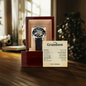 Stand Tall Even If You Fall Crafted Cross Openwork Watch Gift For Grandson From Grandpa, Grandson Wedding Gift, Gift From Grandfather To Grandson, Christmas Gift Idea for Grandson From Grandmother or Grandparents