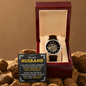Gift for Husband, Thank You for your endless sacrifice to make our family feel loved, Men Openwork Watch for Him, Gifts for Men, Birthday Gifts for Boyfriend Husband, Fathers Day Gifts for Him Dad Son Grandpa