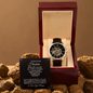 To My Future Husband Openwork Watch With Message Card, Husband Gift From Wife, Necklace For Husband, Romantic Gift, Unique Husband Gifts, Gift For Husband Birthday Christmas Wedding Day, Men Anniversary Necklace