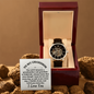 Grandson Openwork Watch Gifts From Grandparents, Birthday Anniversary Jewelry Gifts for Grandson from Grandma or Grandpa, Gift for Him, Best Birthday, Christmas Gift Idea for Grandson From Grandmother or Grandparents