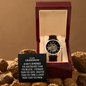 To My Grandson Men's Openwork Watch, randson Christmas Gift Ideas, Birthday Cards For Men, Always Remember Motivational Graduation Gift, Grandson Wedding Gift, Gift From Grandpa To Grandson, From Grandparents Grandma