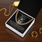 To My Husband Love You Til The End, Love Your Wife, To My Man Necklace, Husband Boyfriend Gift, Anniversary Gift for Husband, Gifts for Men, Birthday Gifts for Boyfriend Husband, Fathers Day Gifts for Him Dad Son Grandpa