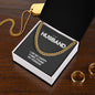 To My Husband I Am So Happy I Have Found My Person, Gift for Husband, Cuban Link Chain Necklace, Gifts For Men, Men Necklace Jewelry For Birthday Christmas Valentines Day, Gifts For Him