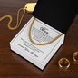 Gift For My Man, Make Me Feel Magical, Gifts For Him Husband Sentimental Gifts From Wife, To My Husband Birthday Gift Ideas Cuban Link Chain, Gifts For Men, Men Necklace Jewelry For Birthday Christmas Valentines Day