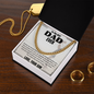 To The Best Dad Ever Necklace Love Your Son, Jewelry For Daddy From Son, Papa Necklace For Fathers Day, Dad Necklace For Men, Necklace Cuban For Dad Father's Day Christmas Birthday, Gifts For Dad