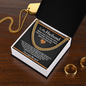 To Husband Cuban Link Chain Necklace With I Love You More Message Card, Meaningful Gift for Him, Romantic Gift for Boyfriend, I Love My Husband, Unique Husband Gifts, Gift For Husband Birthday Christmas Wedding Day, Chain For Him Husband from Wife