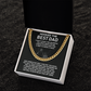 To My Dad Necklace, Gifts For Dad Who Loves Fishing, Hooked The Best Dad Fishing Lover Gifts Ideas, Fathers Day Cuban Link Chain Gift