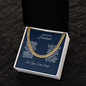 To My Future Husband Necklace With Message Card, Husband Gift From Wife, Necklace For Husband, Romantic Gift, Unique Husband Gifts, Gift For Husband Birthday Christmas Wedding Day, Anniversary Cuban Link Chain Gifts Ideas