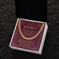 To My Husband Love Your Wife Cuban Link Chain, You are still the man that makes my heart skip a beat, Gifts For Him, Husband & Boyfriend Idea, Anniversary Birthday Christmas Jewelry for Men