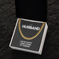 To My Husband I Am So Happy I Have Found My Person, Gift for Husband, Cuban Link Chain Necklace, Gifts For Men, Men Necklace Jewelry For Birthday Christmas Valentines Day, Gifts For Him