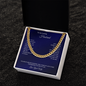 To My Loving Husband Love Your Wife, Gift for Husband, You are my Greatest blessing and I thank my lucky stars for bringing you into my life!, Gifts From Wife, To My Husband Birthday Gift Ideas Cuban Link Chain, Gifts For Men