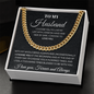 To my Husband, I Love Y ou Forever And Always, I choose you to live my life with, Cuban Link Chain Necklace, Gifts For Men, Men Necklace Jewelry For Birthday Christmas Valentines Day, Gifts For Him