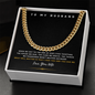 To My Husband Necklace With Message Card, Meaningful Gift for Him, Romantic Gift for Boyfriend, I Love My Husband, Unique Husband Gifts, Gift For Husband Birthday Christmas Wedding Day, Chain For Him Husband from Wife