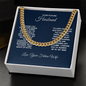 To My Future Husband Necklace With Message Card, Husband Gift From Wife, Necklace For Husband, Romantic Gift, Unique Husband Gifts, Gift For Husband Birthday Christmas Wedding Day, Anniversary Cuban Link Chain Gifts Ideas
