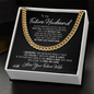 Gift for Future Husband I Can't Live Without You Necklace With Message Card, Love Your Wife, Christmas Anniversary Birthday Jewelry for Dad Son Brother Boyfriend Husband, Romantic Gift, Unique Husband Gifts Love Your Future Wife