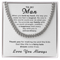 Gift For My Man, Make Me Feel Magical, Gifts For Him Husband Sentimental Gifts From Wife, To My Husband Birthday Gift Ideas Cuban Link Chain, Gifts For Men, Men Necklace Jewelry For Birthday Christmas Valentines Day