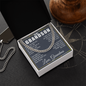 To My Grandson Necklace From Grandma Cuban Chain With Message Card And Gift Box, Grandson Gifts From Grandma, Grandson Birthday, Christmas Gifts From Grandmother Present For Grandson From Grandparents