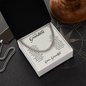 Grandson Birthday Gifts From Grandpa, To My Grandson Necklace From Grandparents, Cuban Link Chain with Message Card and Gift Box, Grandparents to Grandson Gifts, Grandson Christmas Gift Ideas, Birthday Gifts From Grandfather