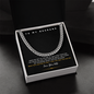 To My Husband Necklace With Message Card, Meaningful Gift for Him, Romantic Gift for Boyfriend, I Love My Husband, Unique Husband Gifts, Gift For Husband Birthday Christmas Wedding Day, Chain For Him Husband from Wife
