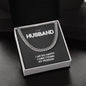 To My Husband I Am So Happy I Have Found My Person, Gift for Husband, Cuban Link Chain Necklace, Gifts For Men, Men Necklace Jewelry For Birthday Christmas Valentines Day, Gifts For Him