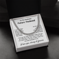 To My Handsome Future Husband, Cuban Link Chain Engagement Gift Ideas, Birthday Gift, Valentine's Day Gift, Christmas Gifts Idea, Romantic Gift, Unique Husband Gifts