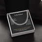 To My Husband Love Your Wife, loving you is a wonderful way to spend a lifetime, Anniversary Gift for Husband, Boyfriend, for Fiancé, Valentine's Day for Him Christmas Wedding Day, Cuban Chain For Men Gifts For Him Husband from Wifey