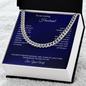 To My Loving Husband Love Your Wife, Gift for Husband, You are my Greatest blessing and I thank my lucky stars for bringing you into my life!, Gifts From Wife, To My Husband Birthday Gift Ideas Cuban Link Chain, Gifts For Men