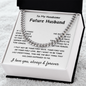 To My Handsome Future Husband, Cuban Link Chain Engagement Gift Ideas, Birthday Gift, Valentine's Day Gift, Christmas Gifts Idea, Romantic Gift, Unique Husband Gifts